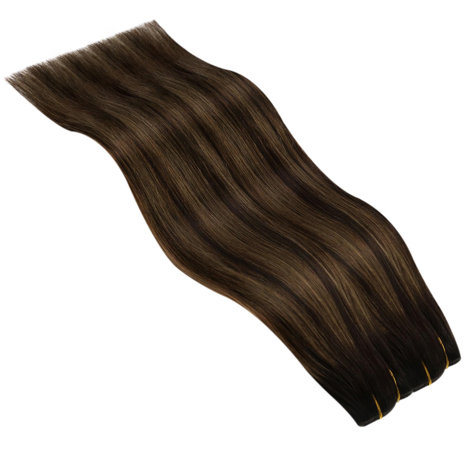 Premium 100% Human Hair Wire Hair Extensions for Women - Clip-In, Heat Resistant, Natural Look for Daily Styling & Special Occasions