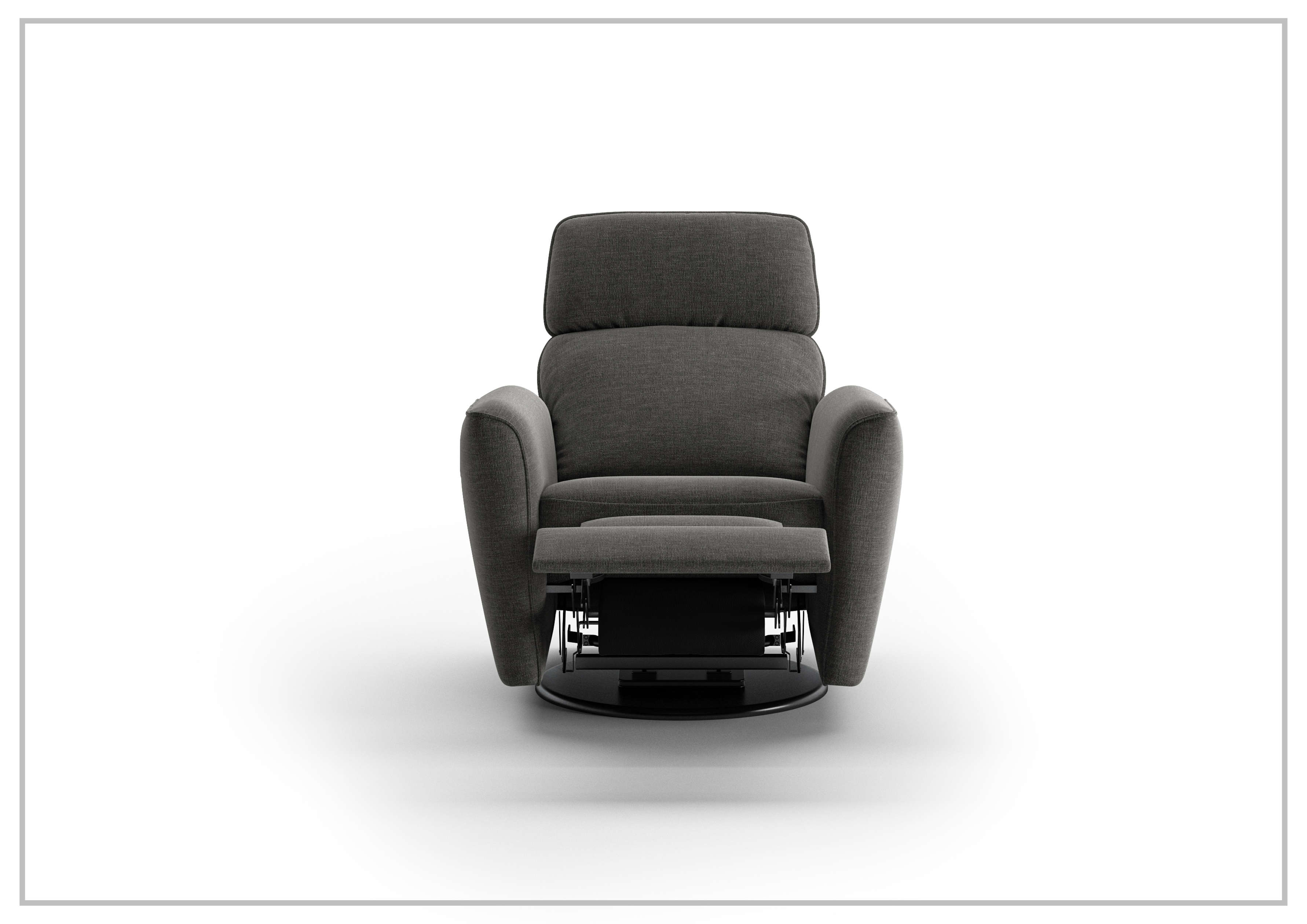 Power & Manual Recliner Chair with Welted Fabric - Comfortable Lift Chair for Living Room, Home Theater & Office - Adjustable Electric Reclining Sofa with USB Charging Port