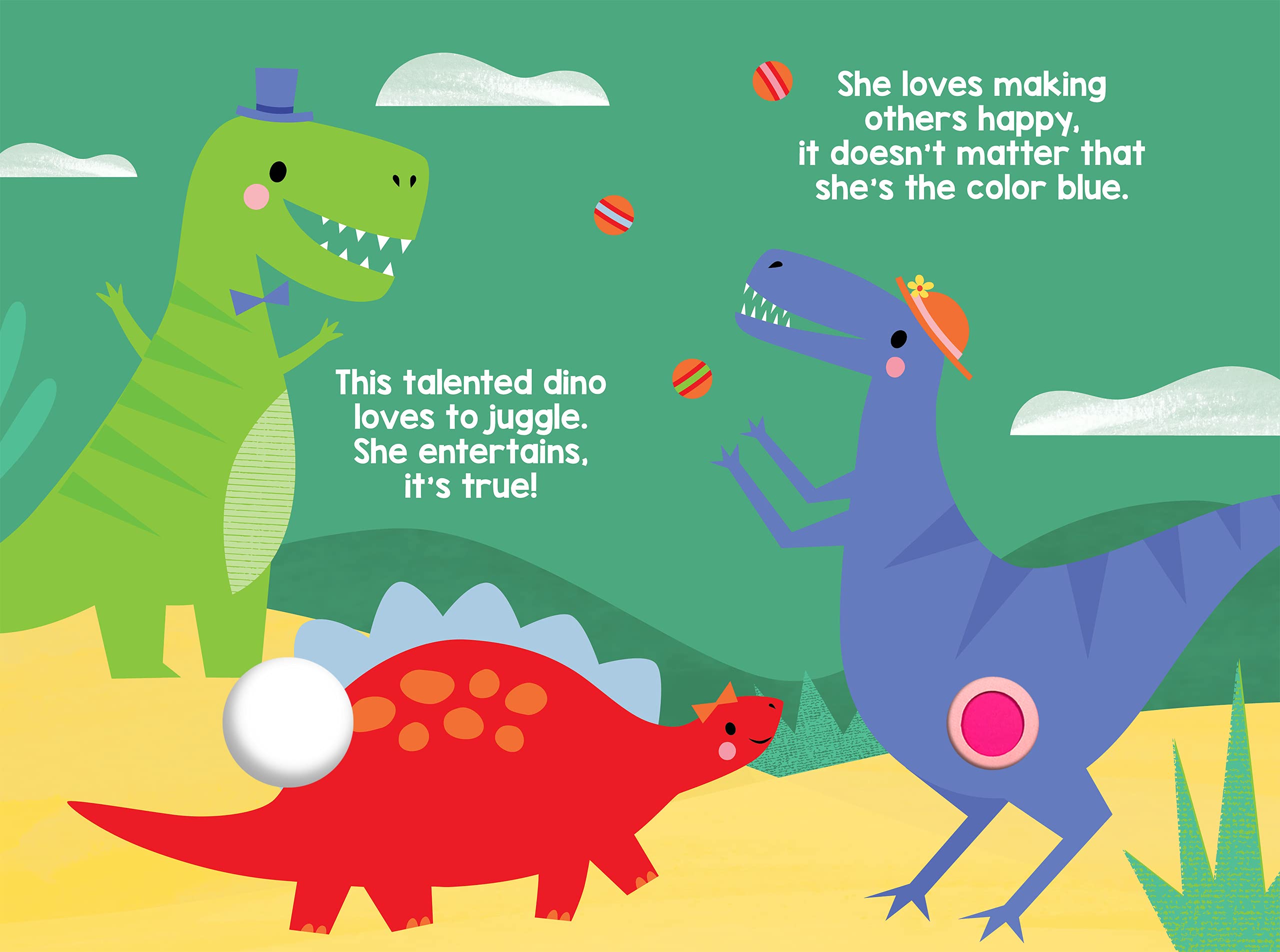 Dino Colors - Interactive Board Book for Kids with Fun Cutouts - Perfect for Early Learning & Bedtime Reading