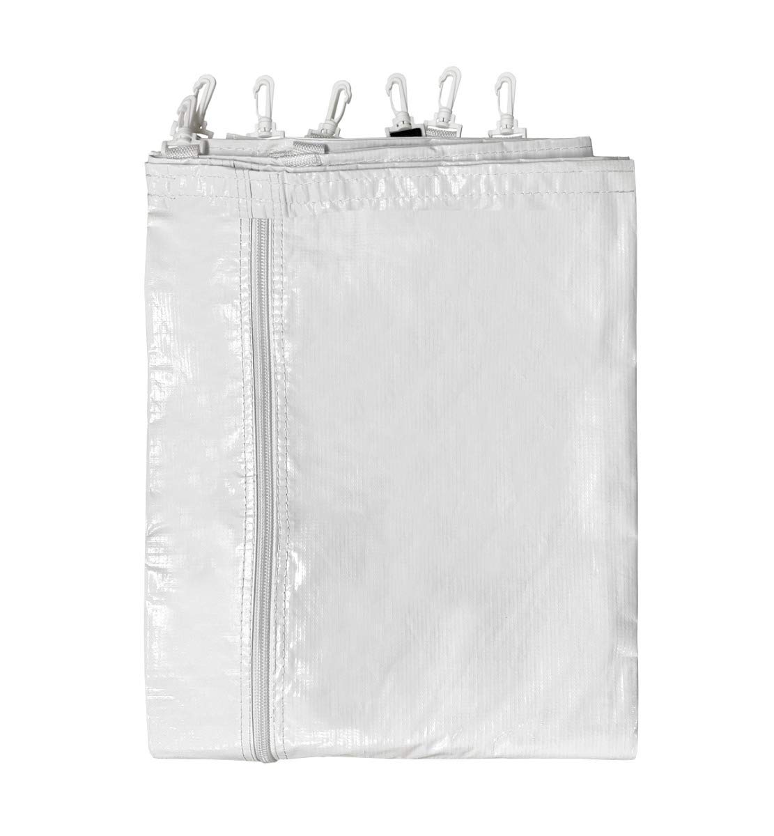 7' x 20' Party Canopy Tent Sidewall with Zipper - Translucent PVC Vinyl Material for Outdoor Events, Weddings & Commercial Tents | Includes Clips & Grommets (Tent Not Included) | Perfect for Backyard Parties, Festival Booths & Camping Shelters