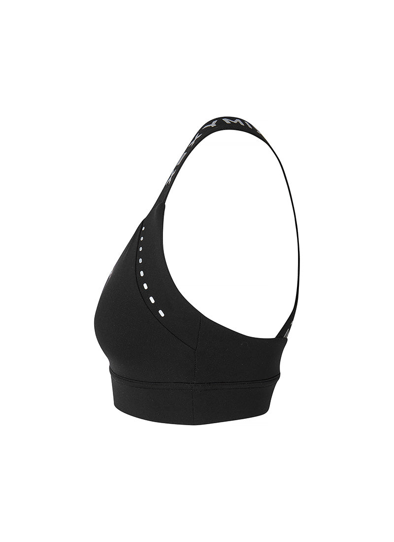 RX Black Label 360N Reflective Bra Top - High Visibility Sports Bra for Running, Cycling & Workouts - Moisture-Wicking & Breathable Activewear for Women