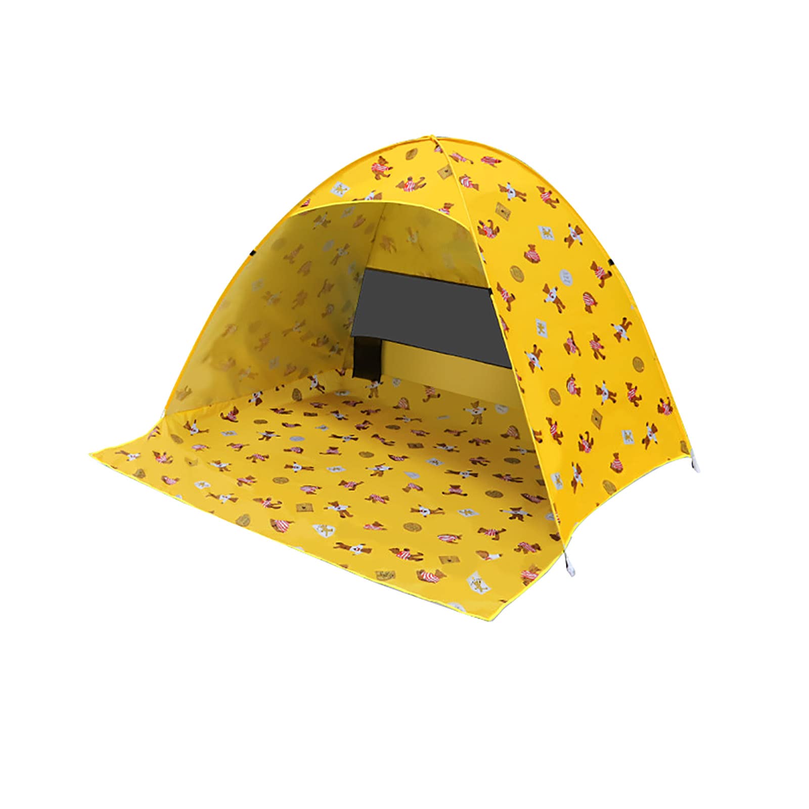Windproof & Waterproof Pop Up Dome Tent for Family Camping - Instant Setup Festival Tent with Rainfly - Perfect for Outdoor Adventures, Beach Trips & Backpacking
