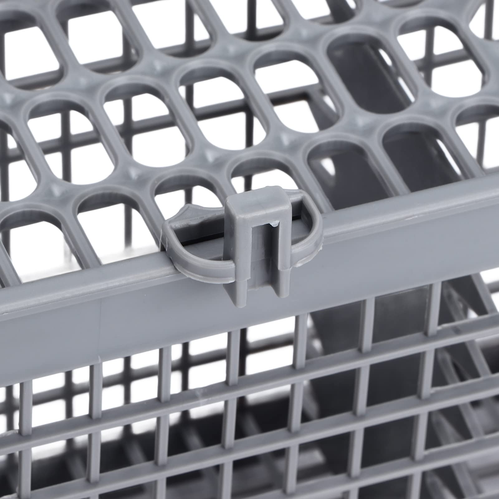 **Atyhao Universal ABS Dishwasher Cutlery Storage Basket - Silverware Organizer Box Fits WD28X10128 - Perfect for Kitchen Utensil Organization & Dishwasher Efficiency**