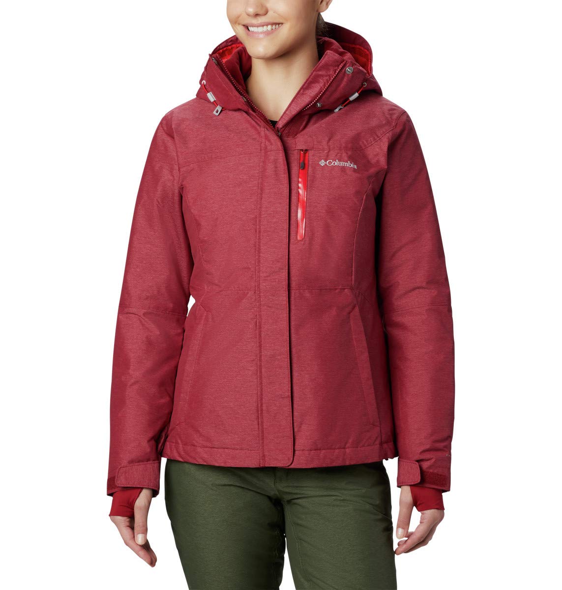 Columbia Women's Alpine Action Omni-Heat Jacket - Waterproof Winter Coat with Thermal Reflective Lining for Skiing, Snowboarding & Outdoor Adventures