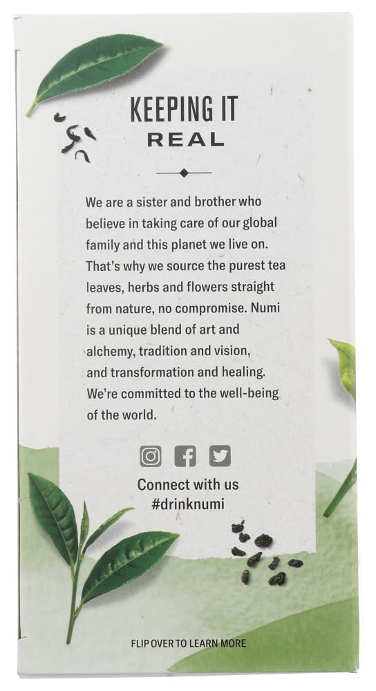Premium Organic Gunpowder Green Tea - 18 Tea Bags per Box | Antioxidant-Rich, Caffeinated | Perfect for Morning Boost, Afternoon Relaxation & Office Wellness