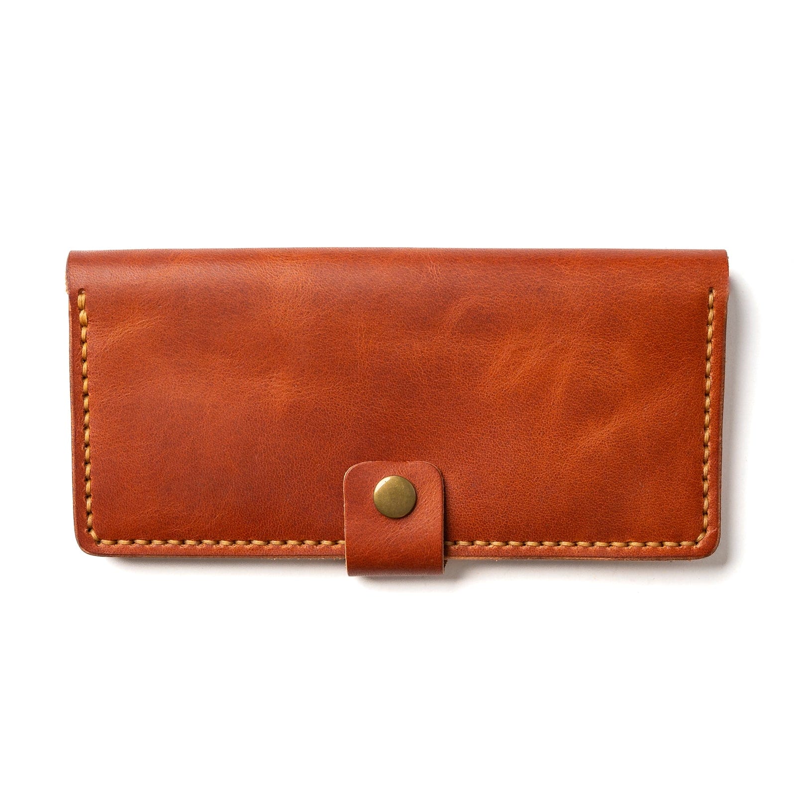 Genuine Leather Checkbook Wallet for Men & Women - Slim RFID Blocking Bifold Wallet with Checkbook Holder - Perfect for Business, Travel, and Everyday Use