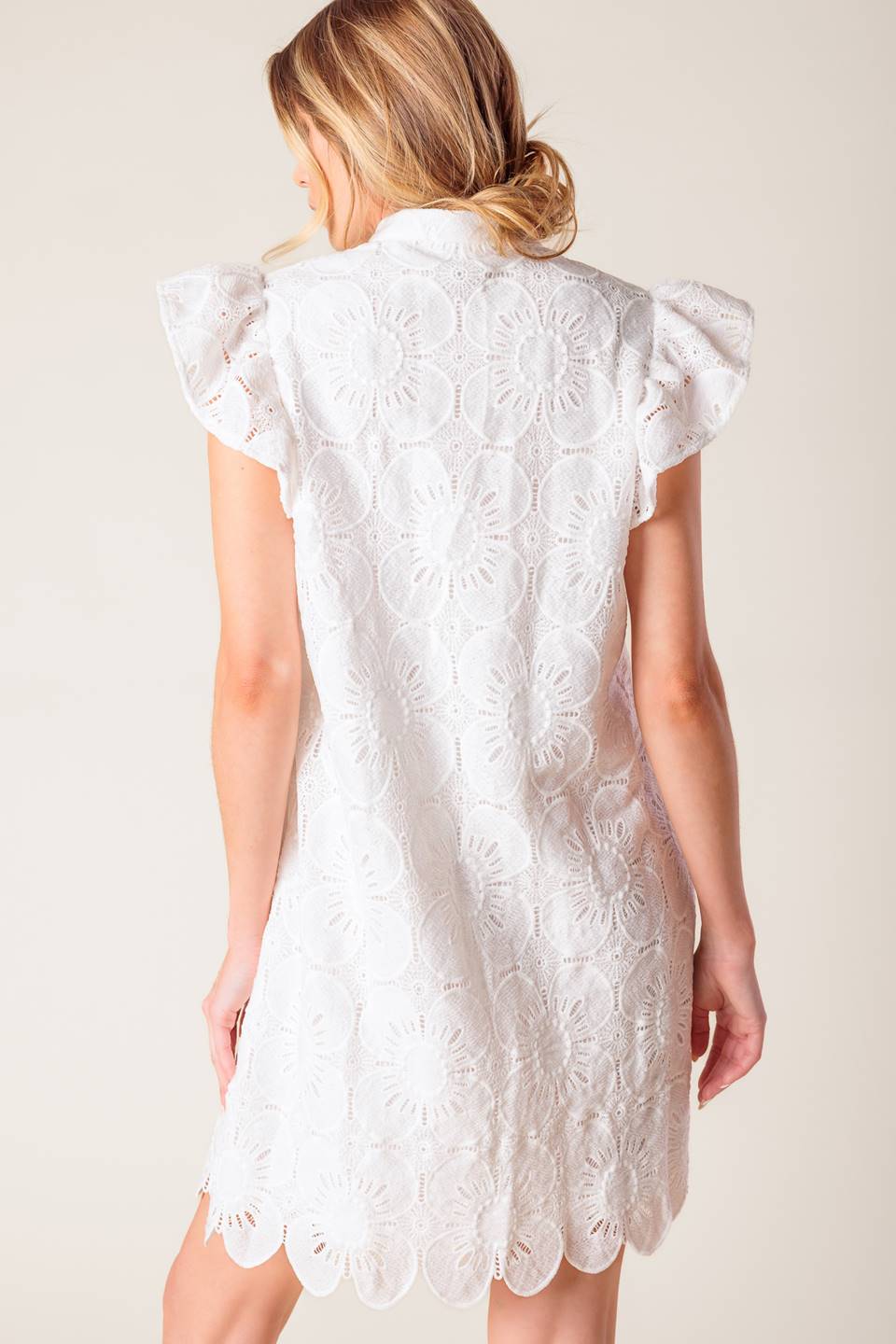 FLEETING WHISPERS Lace Mini Dress - Elegant Party & Evening Wear for Women | Perfect for Date Night, Cocktail Parties & Special Occasions