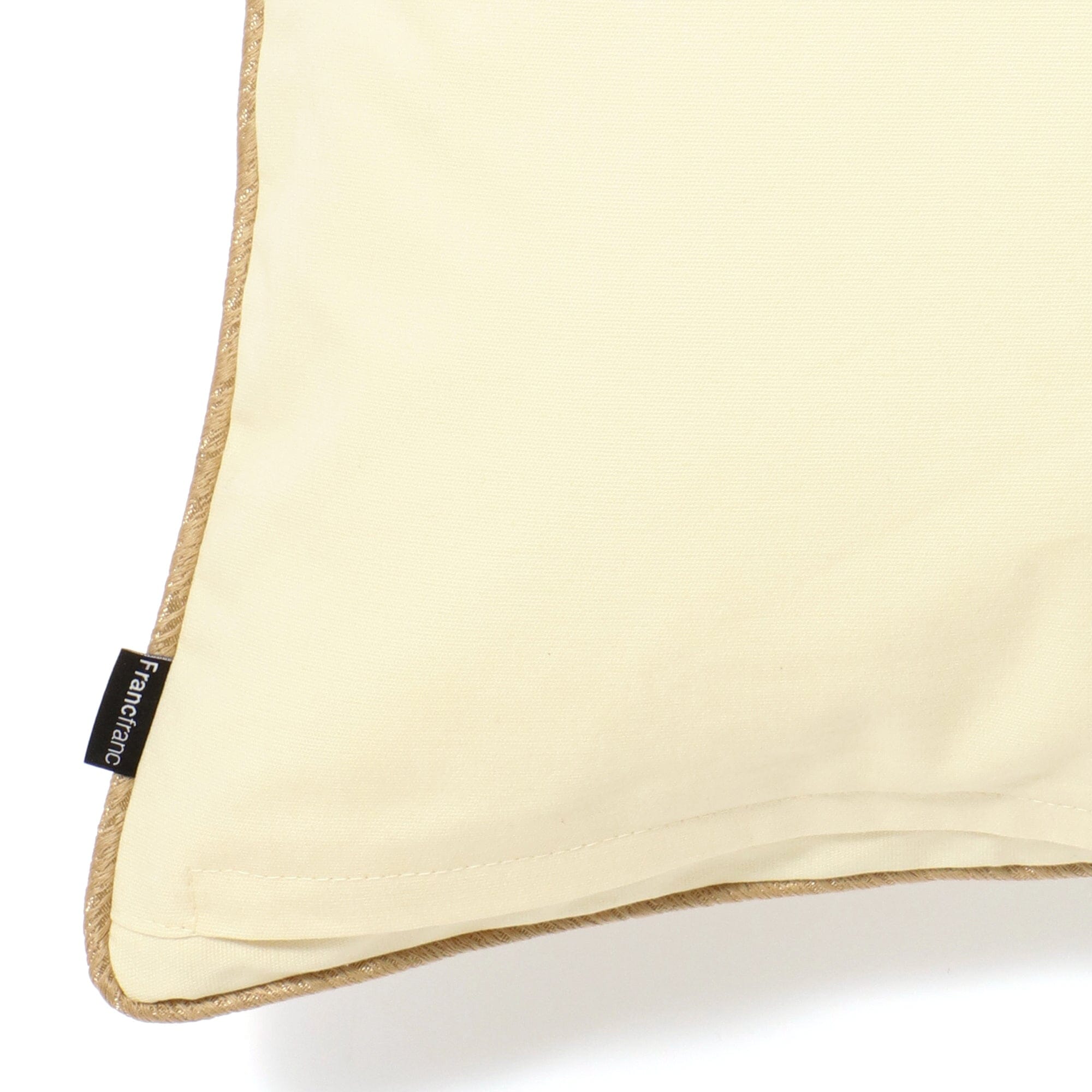 Premium Metallic Cushion Cover 18x18 Inches - Luxurious White & Gold Home Decor for Sofa, Bed, or Living Room