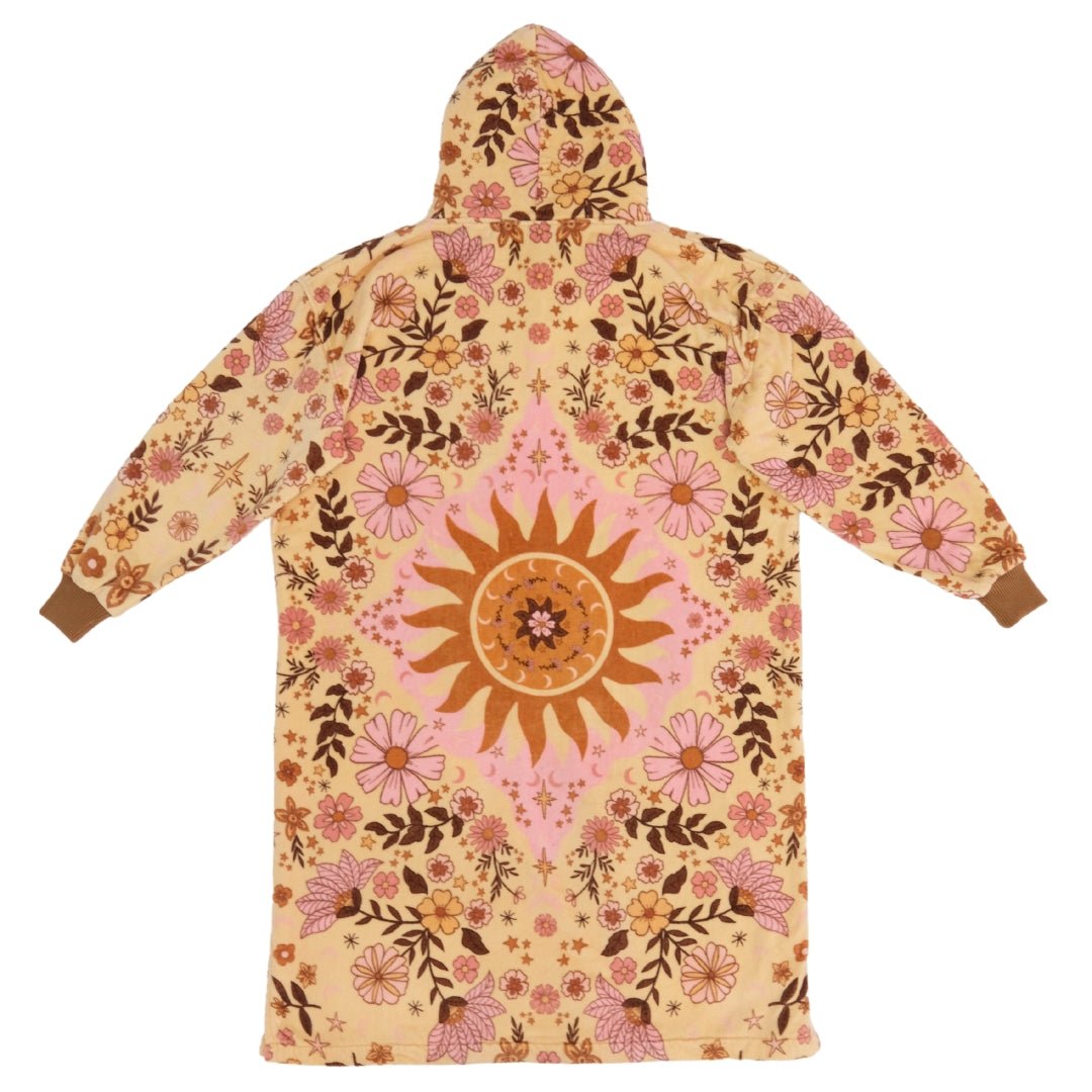 Boho Sun Changing Towel Poncho Long Sleeve - Quick Dry Beach Cover Up for Women, Stylish Swimwear Cover, Perfect for Pool, Beach & Vacation