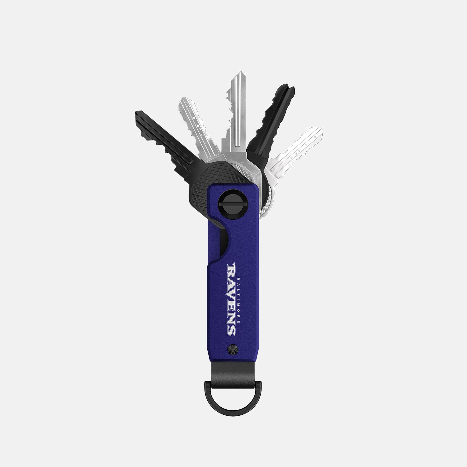 Ridge KeyCase for Baltimore Ravens - Slim RFID Blocking Wallet with Money Clip - Perfect for Gameday, Travel & Everyday Carry