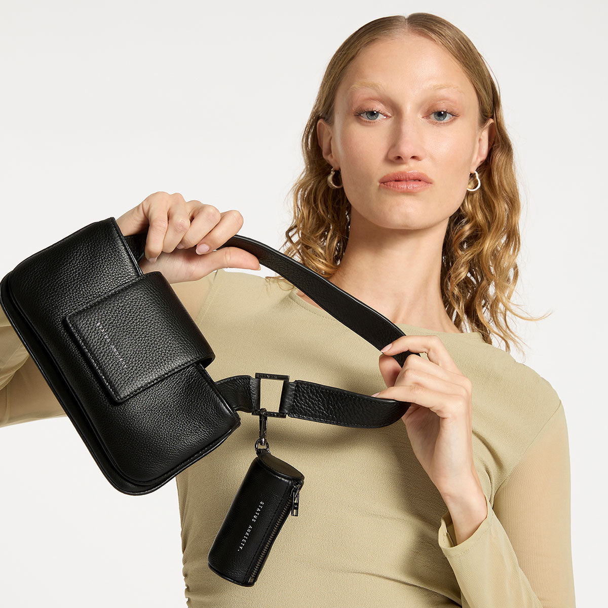 Escape Pouch - Premium Black Crossbody Bag for Travel, Hiking & Everyday Use | Compact & Secure Waist Pack
