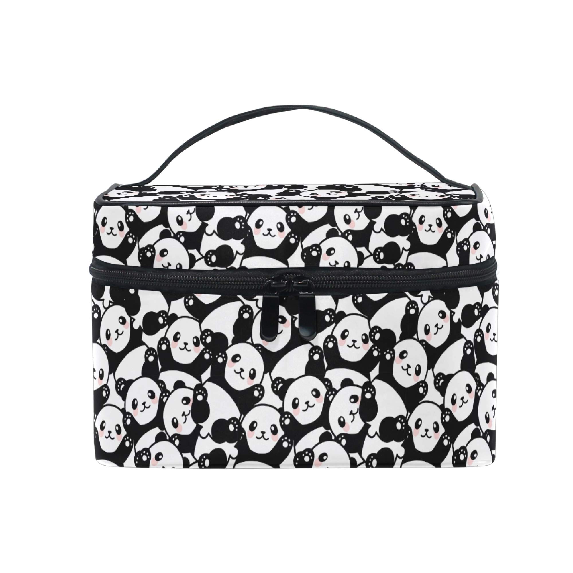 Cute Panda Makeup Bag for Women - Travel Cosmetic Organizer & Toiletry Case - Perfect for Girls, Ladies, and Travel Accessories | Ideal for Vacation, Gym, and Daily Use