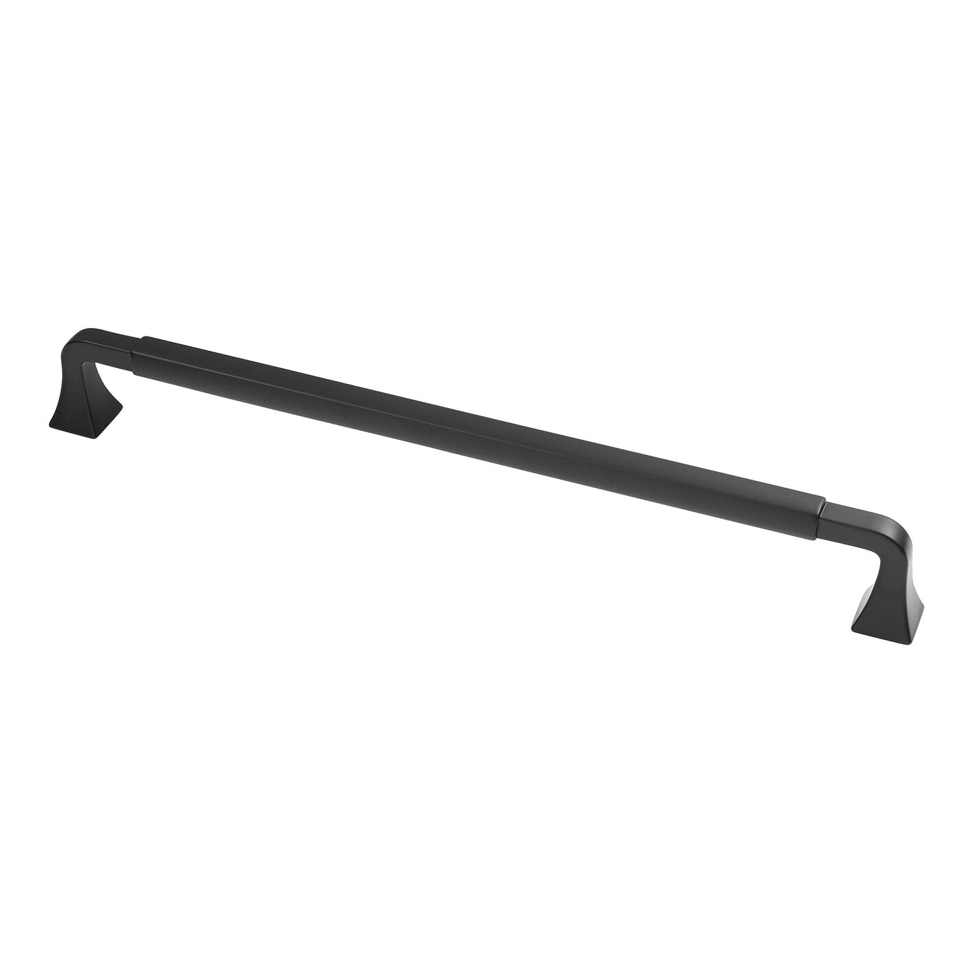 Tudor Transitional Pull Handle Matte Black - 3 Sizes Available for Cabinet, Drawer & Furniture Upgrade - Perfect for Home Renovation & DIY Projects