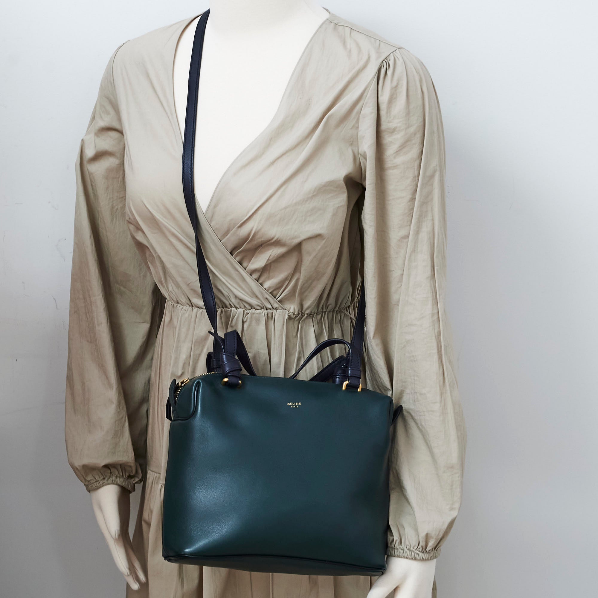 Celine Soft Cube Bag in Green - Stylish & Versatile Handbag for Women, Perfect for Work, Travel & Everyday Use