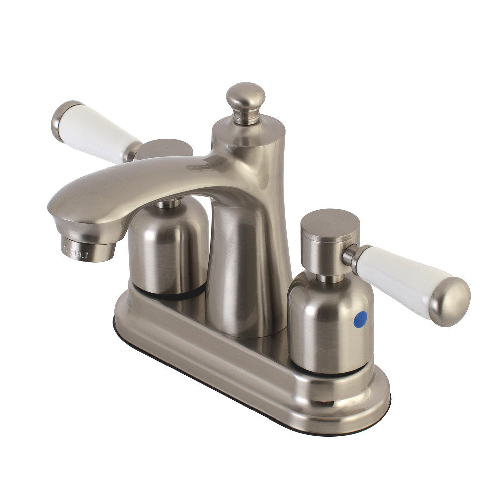 Kingston Brass FB7621DPL 4-Inch Centerset Bathroom Faucet - Polished Nickel Finish for Vanity Sink, Perfect for Modern Bathroom Renovation and Home Upgrade