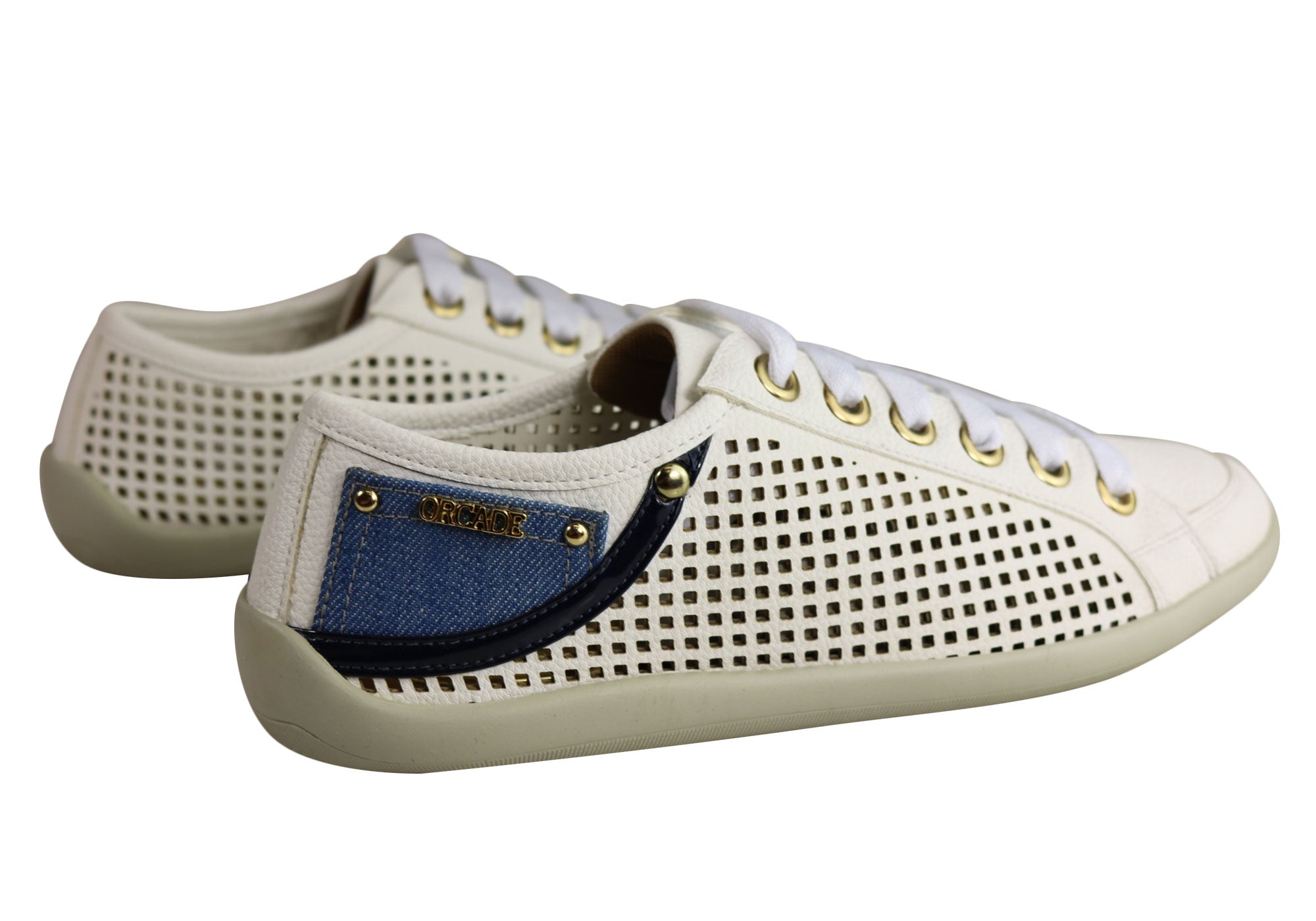 Orcade Jemma Women's Comfortable Lace-Up Casual Shoes - Breathable Walking Shoes Made in Brazil - Perfect for Work, Travel & Everyday Wear