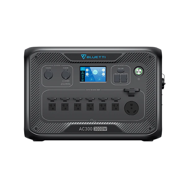 BLUETTI AC300 + B300K Solar Power Station | 3000W 3072Wh Home Battery Backup System for Emergency Power, Camping & Off-Grid Living