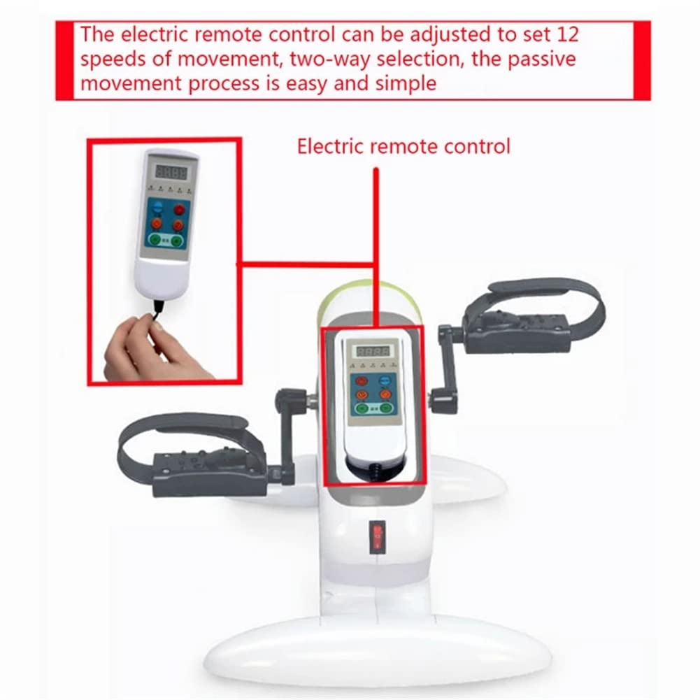 Under Desk Bike Pedal Exerciser - Portable Mini Exercise Bike for Leg & Arm Workouts - Cardio Training, Physical Therapy & Home Fitness Equipment - Perfect for Office, Home & Rehabilitation Use