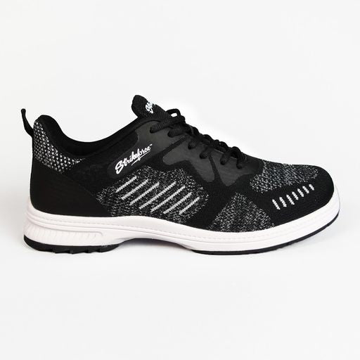 KR Strikeforce Captain Black/Grey/White Right Hand Bowling Shoes - Professional Performance for League Play & Tournament Bowling