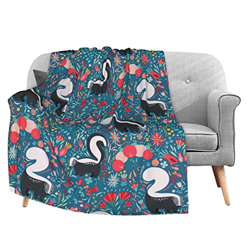Cute Floral Skunks