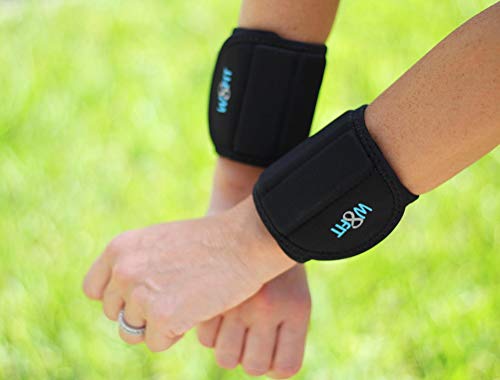 Adjustable Wrist Weights for Women & Men - 1-5 lbs Each - Perfect for Gym, Fitness, Workout, Walking, Jogging, Pilates - Ideal for Home Exercise & Physical Therapy