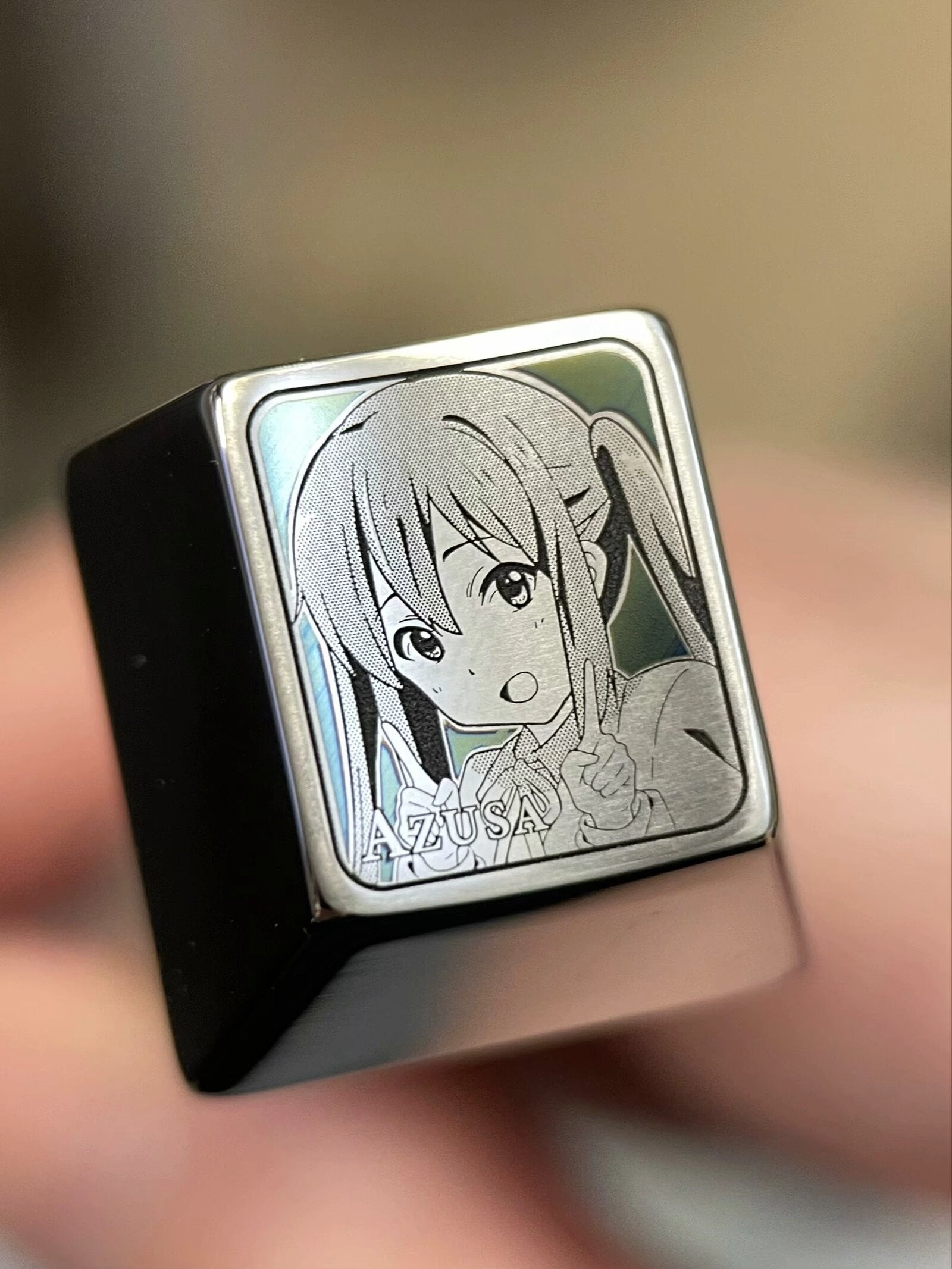 K ON Five Person Team Anime Themed Titanium Alloy Keycap Set - Custom Mechanical Keyboard Keycaps for Gaming & Typing Enthusiasts | Perfect for PC, Mac, and Mechanical Keyboard Lovers