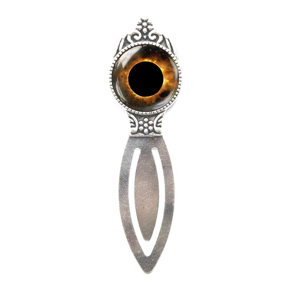 Black Solar Eclipse Bookmark - Total Solar Eclipse Charm for Men | Space Galaxy Bookmark with Earth Design | Perfect for Astronomy Lovers & Eclipse Viewing Events (M66)