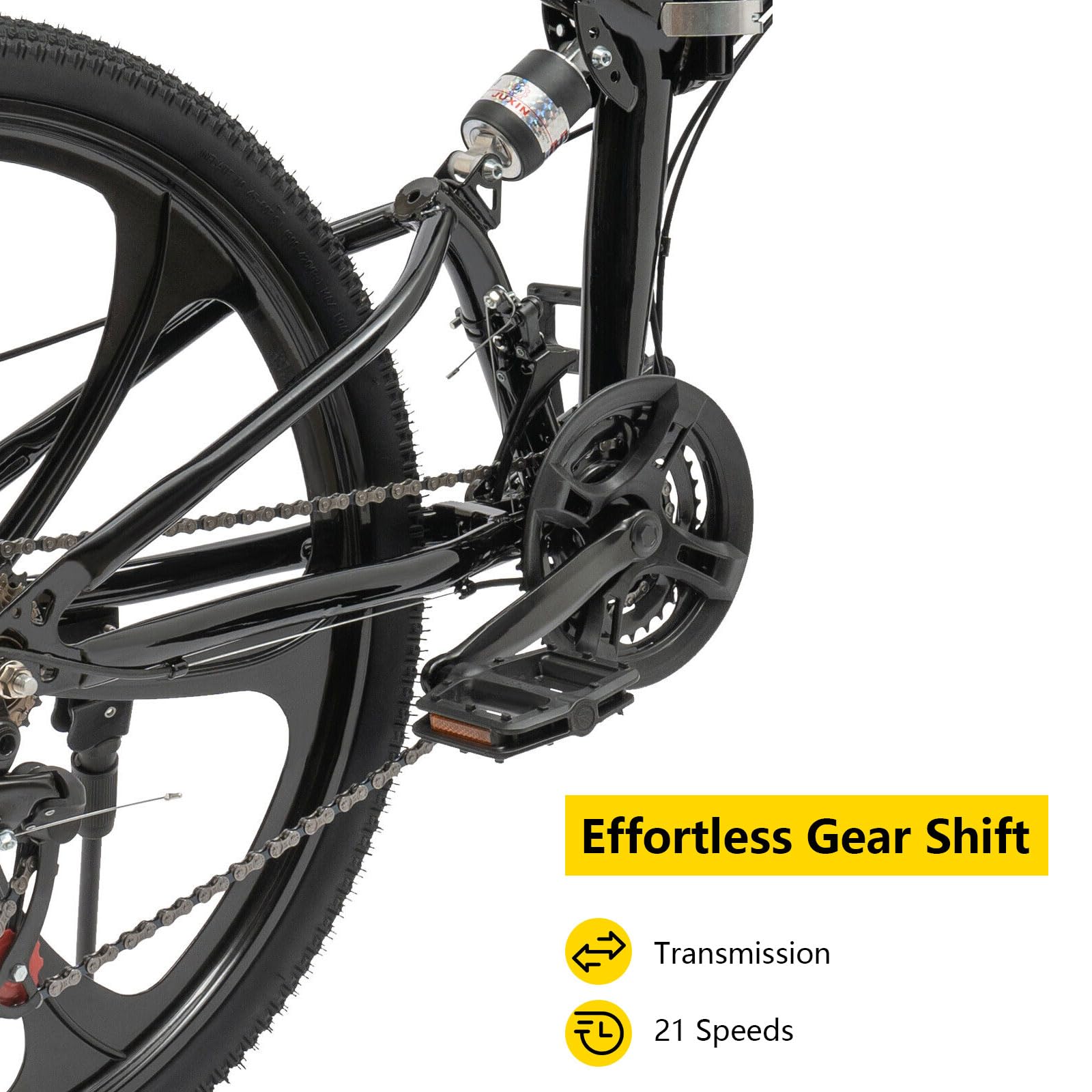 TBVECHI 20 Inch Folding Bike for Adults - 7-Speed Shimano Gear System, Adjustable Seat Height, Lightweight Aluminum Frame - Perfect for Commuting, Camping & Travel (Men & Women)