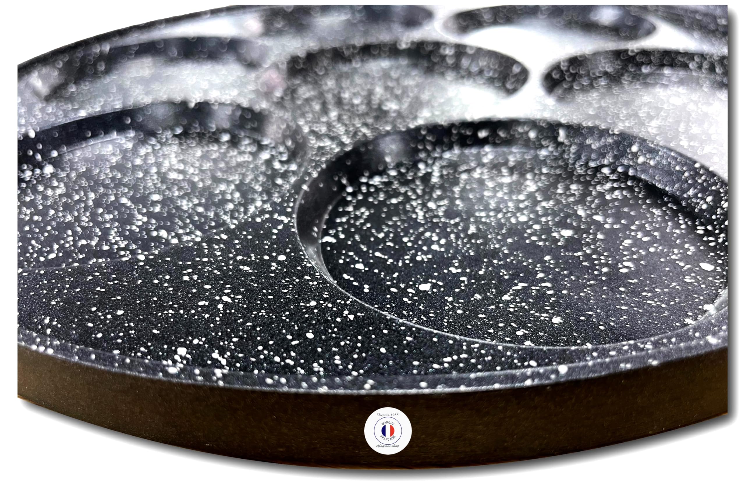 Cflagrant® Non-Stick Pancake Pan - 26cm Stone Coated, PFOA-Free, Induction Compatible for All Stovetops | Healthy Fat-Free Cooking | Perfect for Pancakes, Crepes & Breakfast Dishes