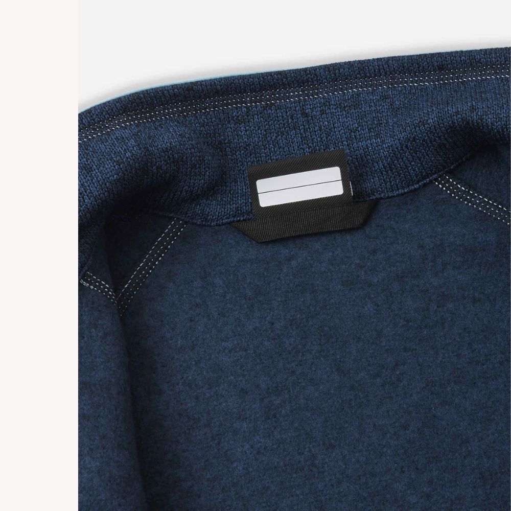 Reima Fleece Jacket for Girls - Laskien Soft Fleece Coat in Jeans Blue - Warm & Cozy Winter Outerwear for Outdoor Play & School Activities