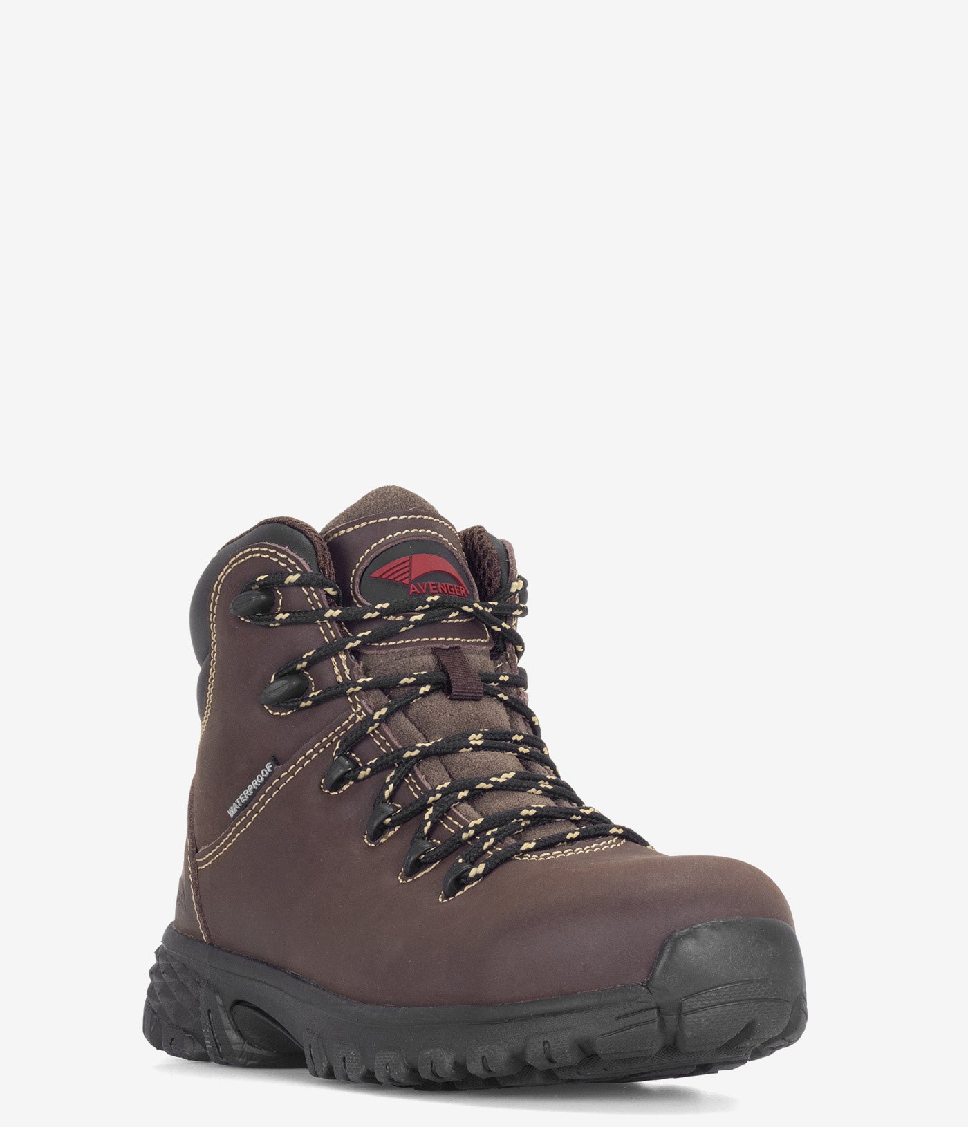 Avenger Flight Alloy Safety Toe Waterproof Work Boots for Women - Steel Toe, Slip Resistant, Electrical Hazard Protection - Ideal for Construction, Warehouse & Outdoor Work
