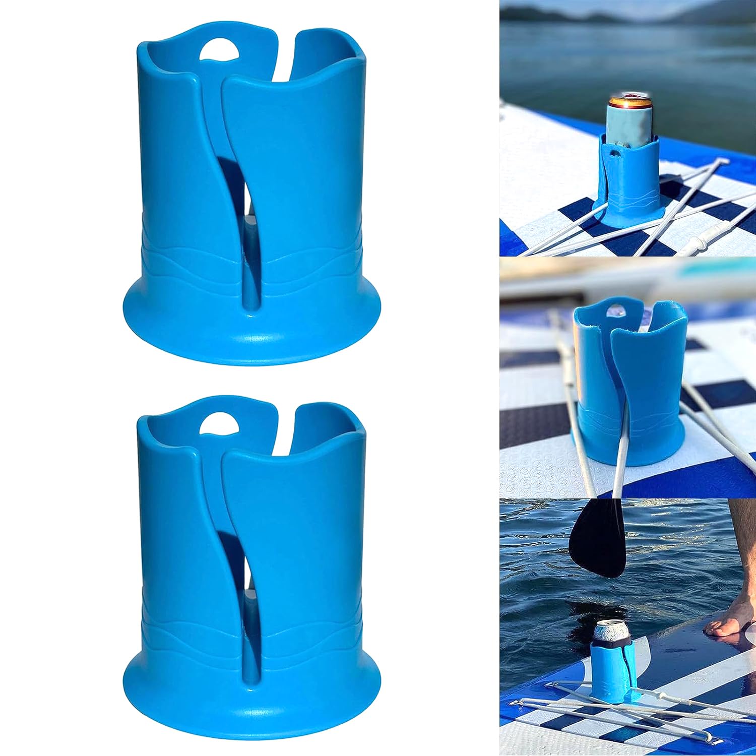**Kayak & Paddle Board Drink Holder - Universal Cup Holder for Kayaking & SUP Accessories - Perfect for Fishing, Camping & Outdoor Adventures**