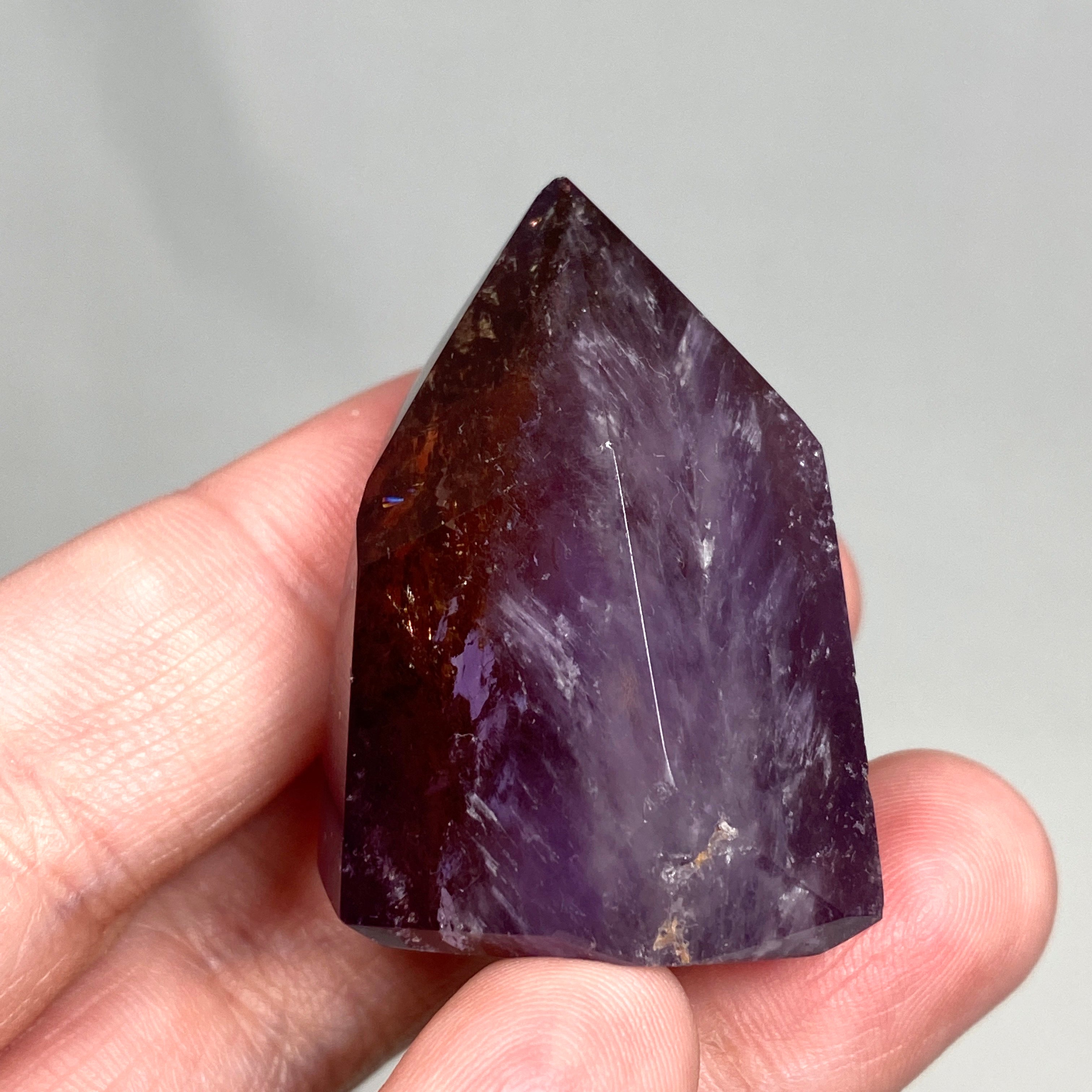 Natural Ametrine Point Crystal - AMTP 01 Healing Stone for Meditation, Energy Work & Spiritual Growth - Perfect for Home Decor, Reiki Practice & Crystal Collection