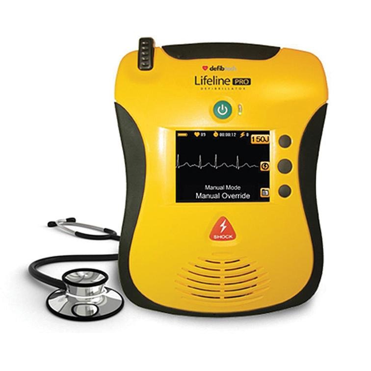 Defibtech Lifeline PRO AED - Automatic External Defibrillator for Cardiac Emergencies | Portable AED for Home, Office & Public Use | FDA Approved Life-Saving Device