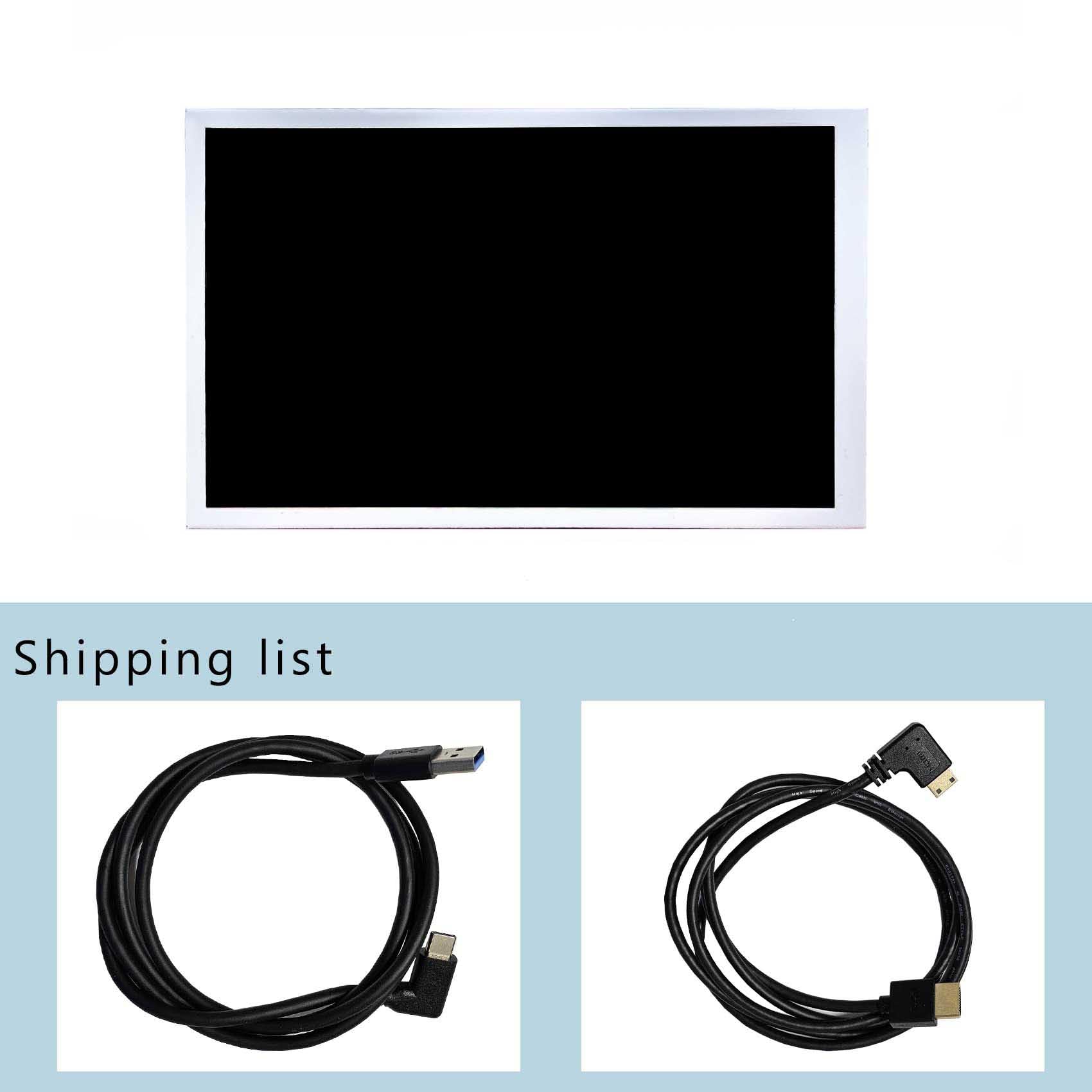 VSDISPLAY 8 Inch 1280x800 Mini HDMI IPS LCD Monitor - Portable Display for AIDA64, DIY CPU GPU Temperature Monitoring, Gaming, Raspberry Pi & PC Setup (Ideal for Home Office, Coding & Multi-Screen Work)