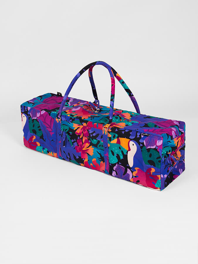 GOTS Certified Organic Cotton Yoga Bag - Eco-Friendly Yoga Equipment Storage for Studio & Travel - Perfect for Yoga Mats, Blocks, and Accessories