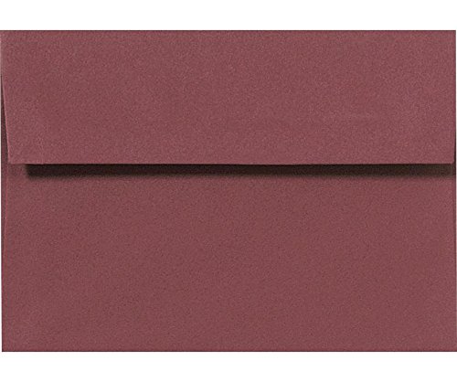 Premium A9 Invitation Envelopes 5 3/4 x 8 3/4 Inches - Burgundy Wine Color - Pack of 1000 - Perfect for Wedding Invitations, Business Cards, Greeting Cards & Special Events