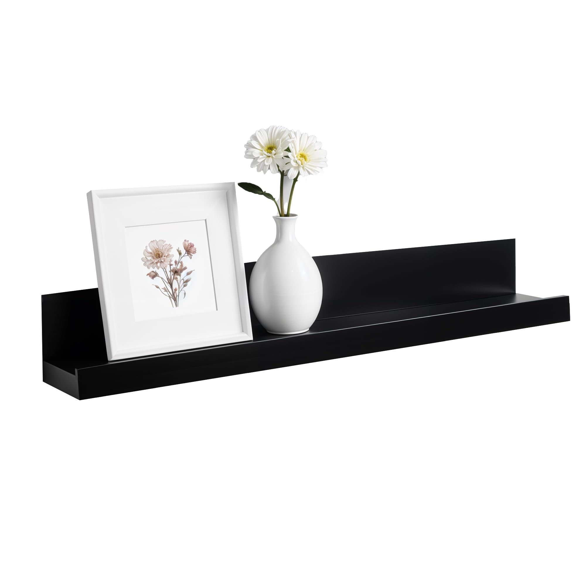 Black Picture Ledge Shelf - 4.5