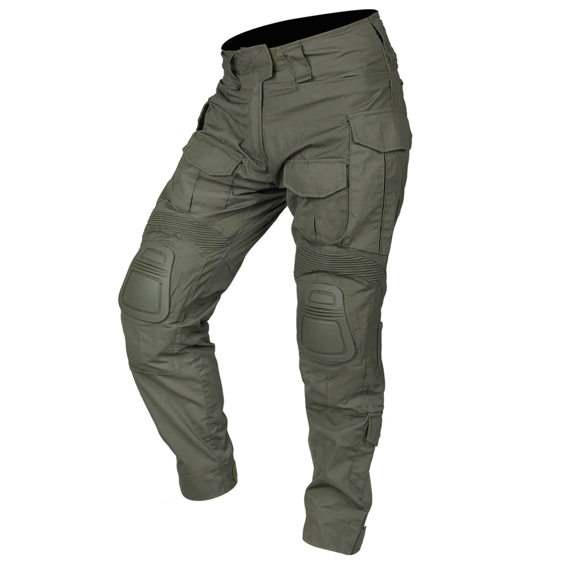 IDOGEAR Men's G3 Combat Tactical Pants with Removable Knee Pads - Multi-Cam Camouflage Outdoor Pants for Airsoft, Hunting, Paintball & Military Training