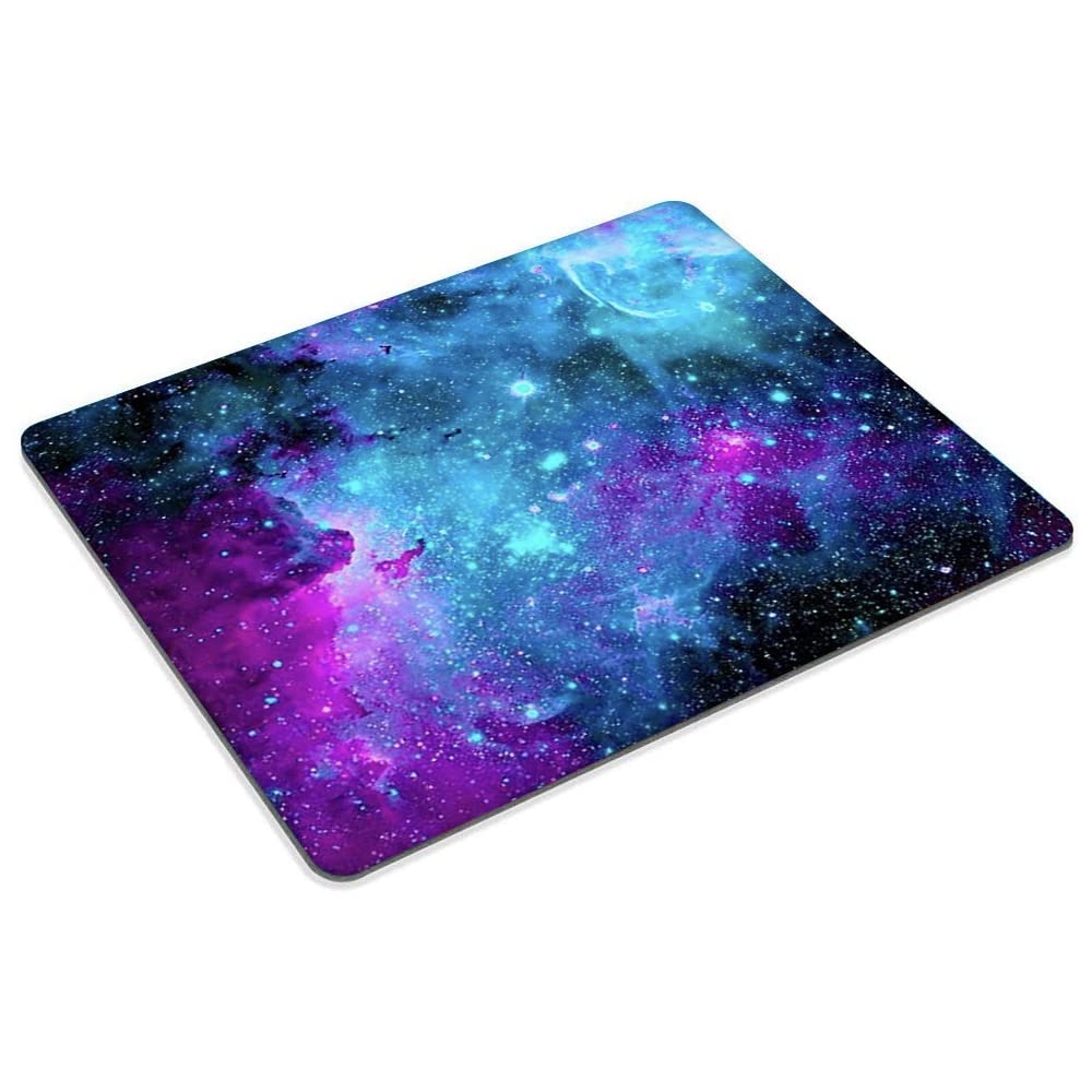 Galaxy Nebula Universe Space Mouse Pad - Custom Non-Slip Rubber Base Mousepad for Computer, Laptop, Office & Gaming Desk Accessories - Perfect for Work, Gaming & Home Office Setup