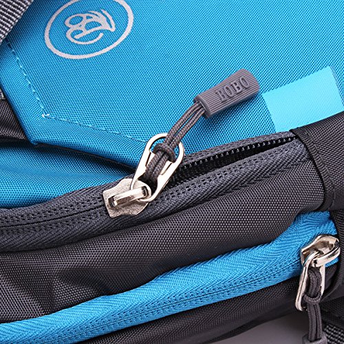 Waterproof Sport Chest Pouch Bag - Blue Crossbody Sling Pack for Running, Hiking, Travel & Outdoor Activities