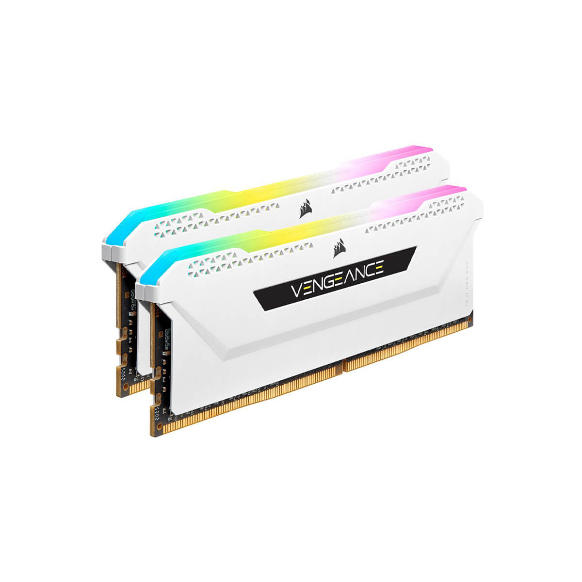 Corsair Vengeance RGB PRO SL 16GB (2x8GB) DDR4 3600MHz PC RAM - White LED Lighting for Gaming PC & High Performance Desktop Computers - Perfect for Gaming, Streaming & Content Creation