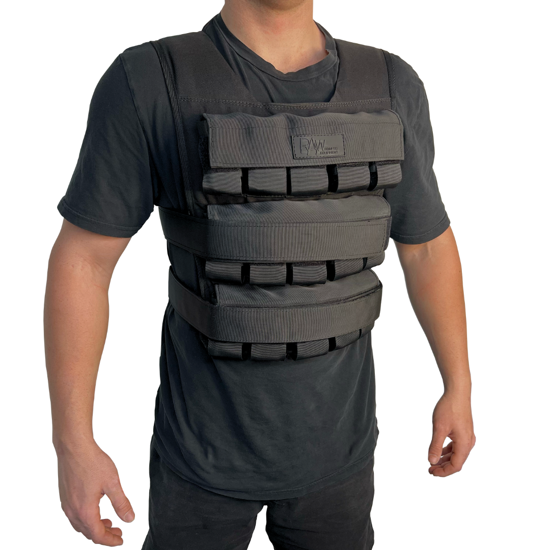 30kg Weight Vest for Men & Women - Adjustable Classic Weighted Vest for Fitness, Running, and Strength Training - Perfect for CrossFit, HIIT, and Home Workouts
