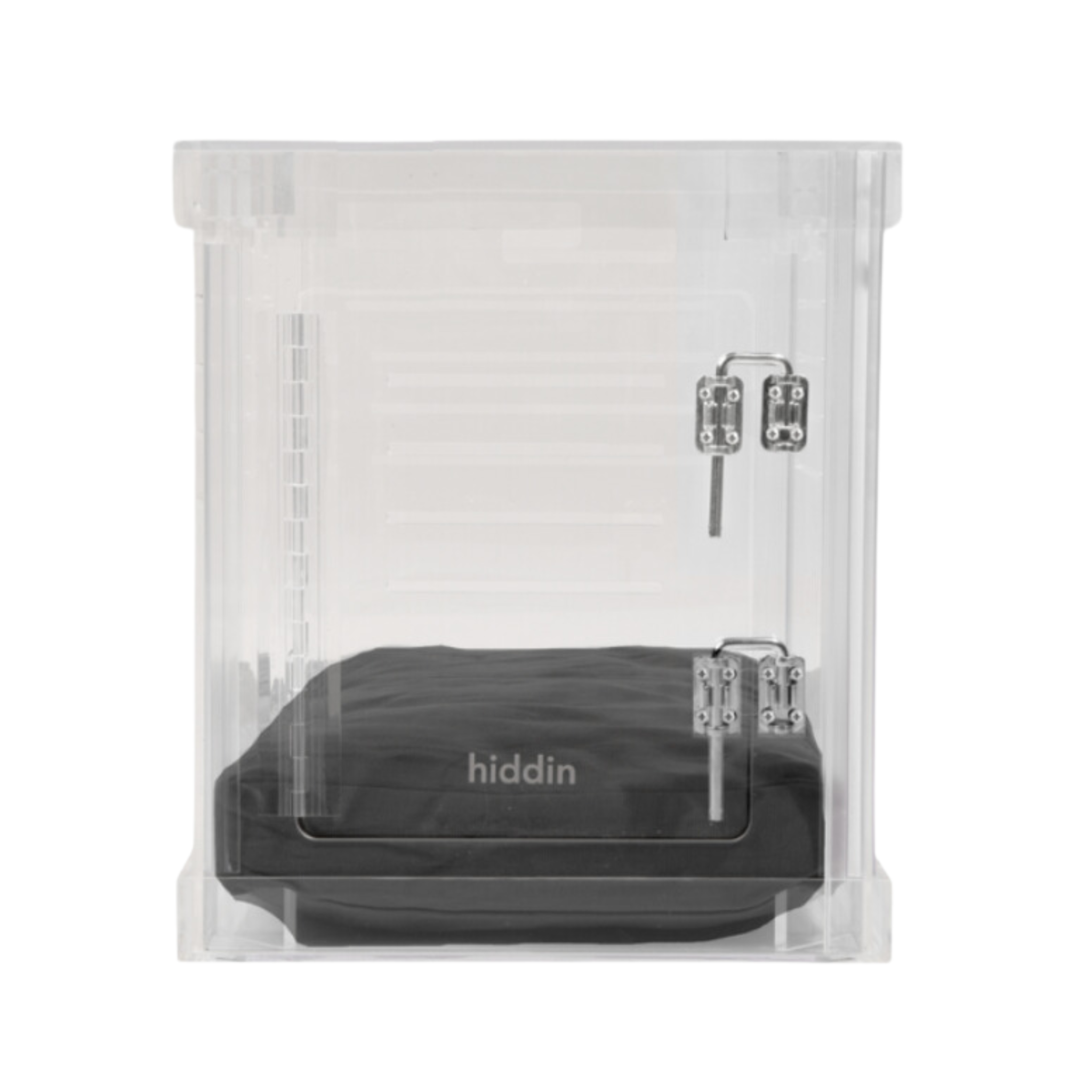 Clear Plastic Dog Crate with Removable Gate - Portable Pet Carrier for Small to Medium Dogs - Perfect for Travel, Training & Home Use