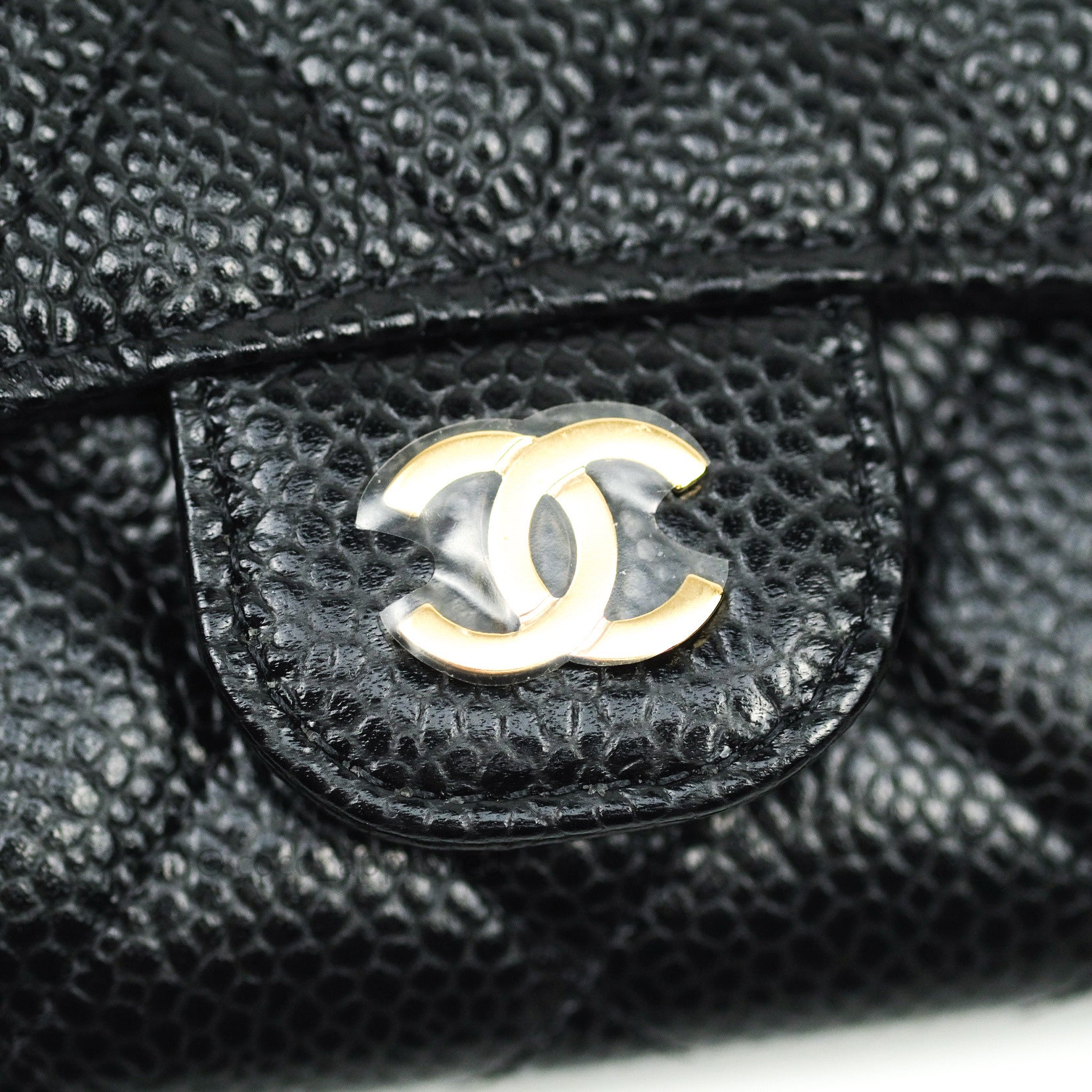 Chanel Caviar Quilted Flap Card Holder Wallet - Black with Gold Hardware | Luxury Compact Wallet for Women, Perfect for Everyday Use & Special Occasions