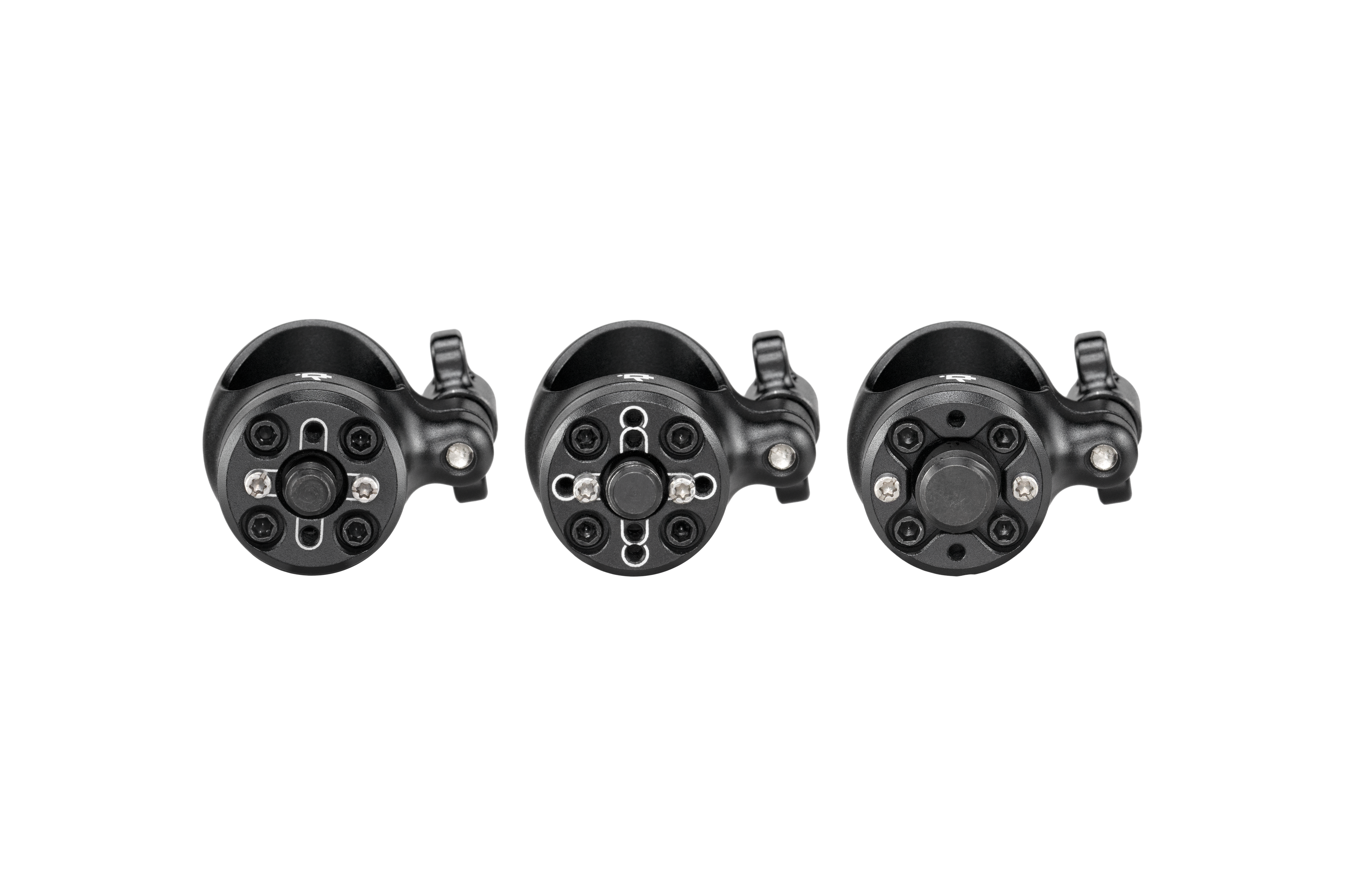 Universal 19mm Rod Clamp with 3/8-16, 1/4-20, and 1/4-20 SHD Threads - Heavy Duty Camera Rig Clamp for DSLR, Mirrorless, and Video Equipment - Perfect for Film Production, Photography, and Studio Setups