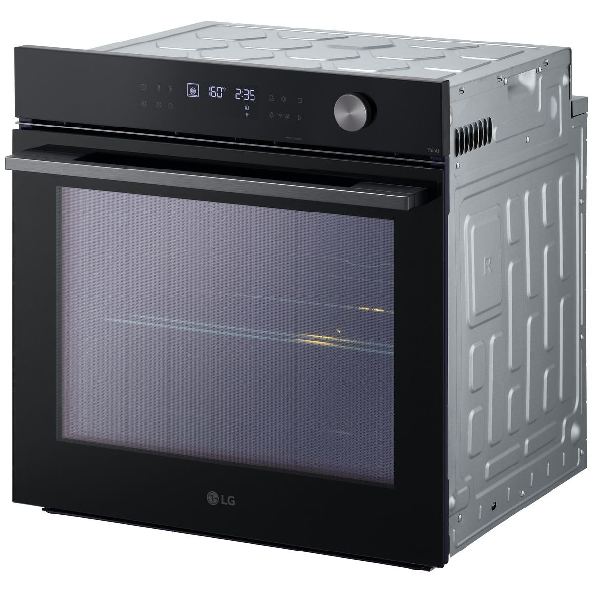 LG 60cm InstaView Series 5 Black Glass Oven - BO605G1GL5 | Built-in Electric Oven with InstaView Window for Modern Kitchens