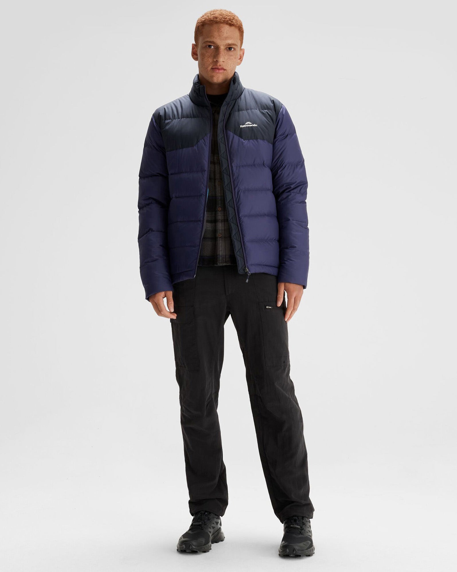 Men's Epiq Down Jacket - Dark Horizon/Meteor - Lightweight Warm Winter Coat for Outdoor Activities & Urban Style