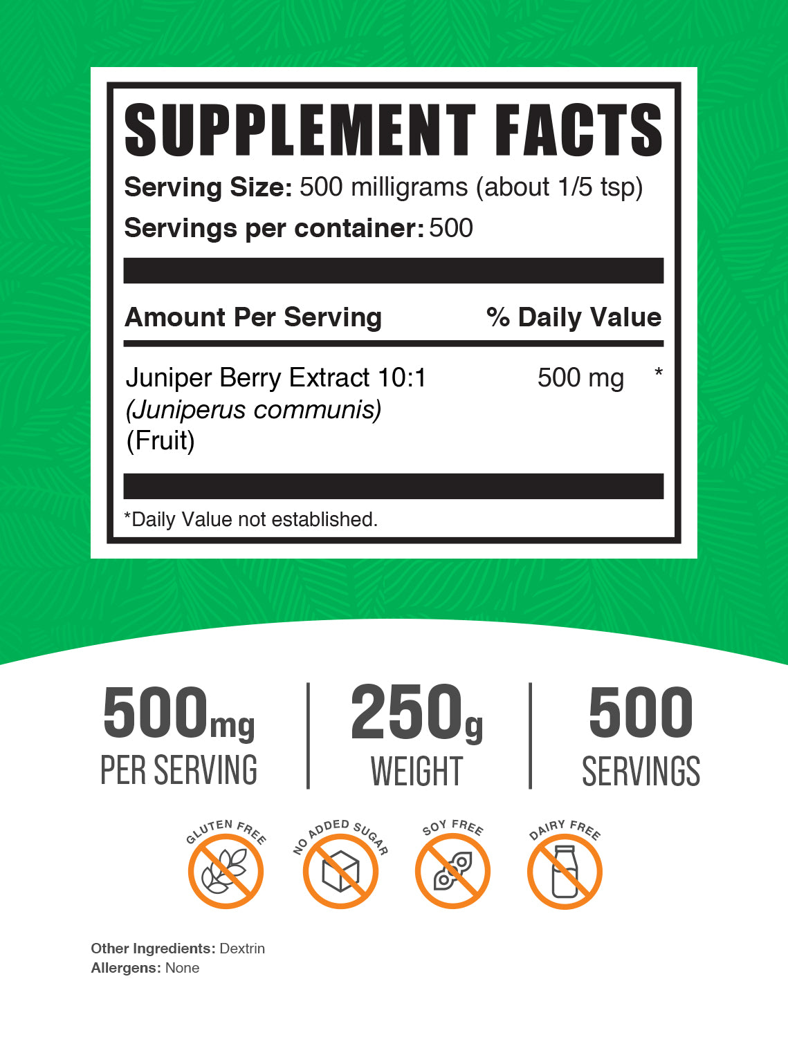 Organic Juniper Berry Extract Powder - 100% Pure & Natural Dietary Supplement for Detox & Digestion | Supports Skin Health & Weight Management | Perfect for Smoothies, Teas & DIY Beauty Recipes