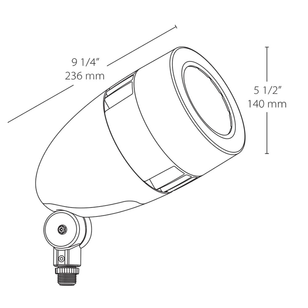120V LED Landscape Spot Light, 5100K Cool White Outdoor Lighting for Garden, Pathway, Yard, and Tree Uplighting - Energy Efficient Waterproof Landscape Lights for Home and Commercial Use
